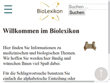 Tablet Screenshot of biolexikon.com
